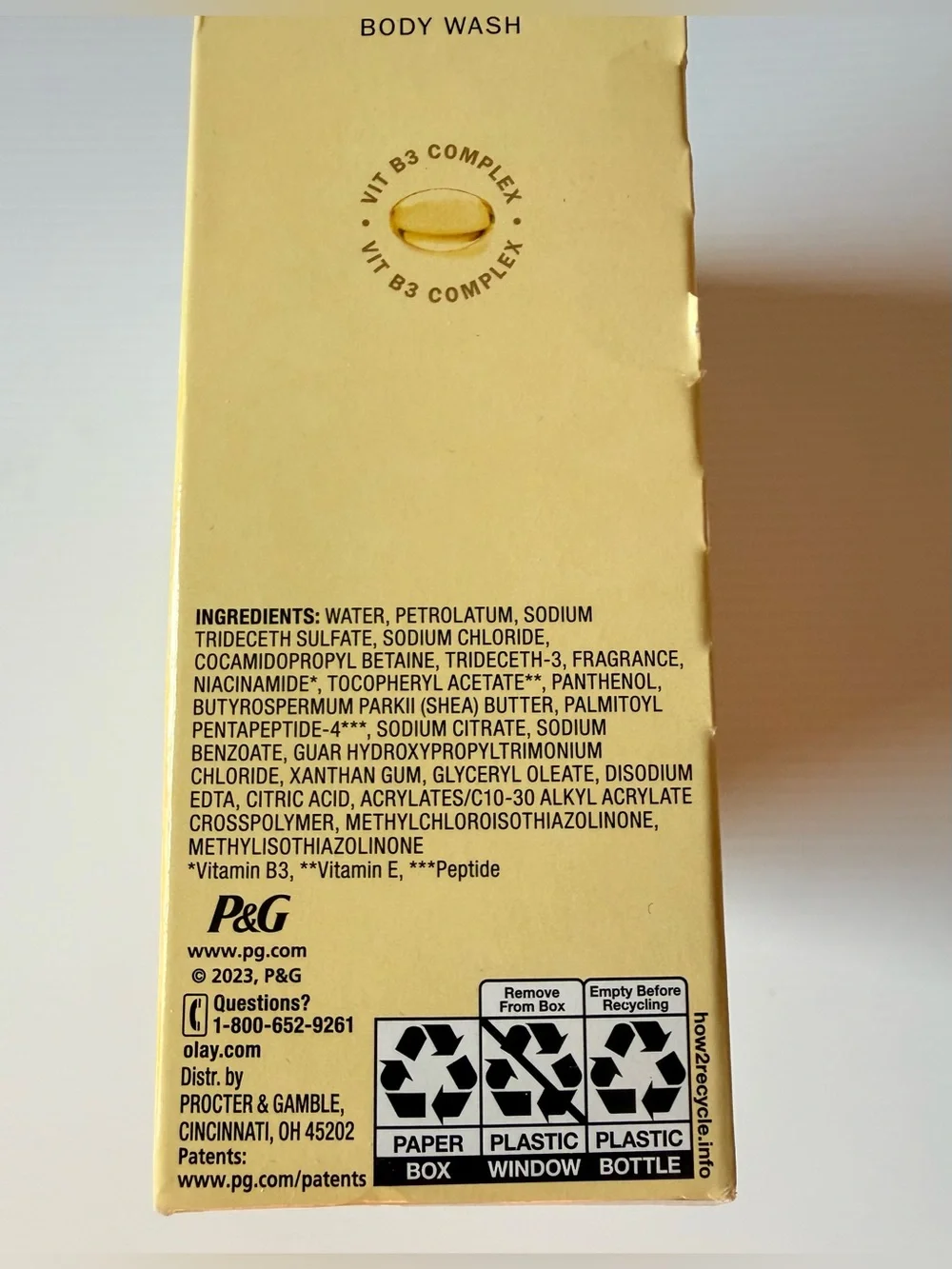Olay Advanced Moisture Renewal Blend Body Wash 3 Pack Collagen Shea Butter New